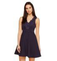 TED BAKER LONDON Talia Embroidered Lace Skater Dress Size 4 (US 12) New - $98.00