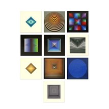 Victor Vasarely(1908-1997)-&quot;Vonal Portfolio&quot;-10 Heliogravure Prints - £431.89 GBP