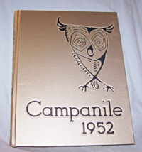 Unsigned 1952 Campanile Yearbook-Rice Institute (University)-Houston, TX... - £35.84 GBP
