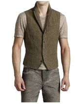 John Varvatos Peak Lapel Vest. Size EU 48. USA 38 $598. - $435.38