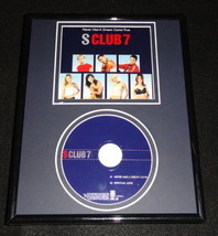 S Club 7 Framed 8x10 Never Had a Dream Come True 2001 CD &amp; Photo Display - £46.92 GBP