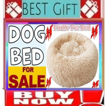 ✅?Sale⚠️??Soft Plush Cuddler Bed Calming Dog Bed Haven Bed???Buy Now??️ - £30.84 GBP