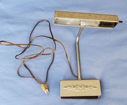 Vintage Metal Headboard Swivel Adjustable 1 Bulb Lamp Light ON/OFF Switch TESTED - £27.89 GBP