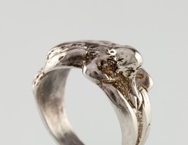 Kama Sutra Figures Sterling Silver Band Ring Size 7 - £46.43 GBP