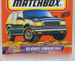 1999 Matchbox &#39;55 Chevy Convertible Drop Tops Official Parade Car Drop T... - £2.80 GBP