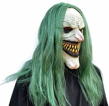 Halloween Clown Mask with Hair Costume Party Cosplay Jokester Clown - £17.55 GBP
