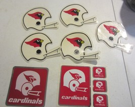 Vintage St Louis Cardinals NFL STICKERS / helmets  - £37.35 GBP