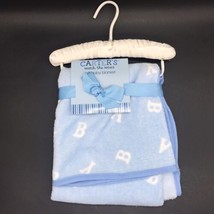 Carter&#39;s Baby Blanket Single Layer Blue Watch the Wear - £39.08 GBP