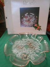 NIB- Beautiful ROSELLA Centerpiece PLATTER Dish  13&quot; - £12.33 GBP