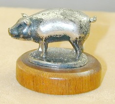 1985 Kirk Stieff Sterling Miniature Pig Figurine - $1,520.41 MXN