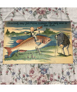 Vintage Humorous Postcard &quot;Having my Picture Taken, The Big One Is The F... - $5.49