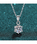 GRA Certified Round Cut 6-Prong Solitaire 0.5/1/2/3/5ct Moissanite S925 ... - $30.00+