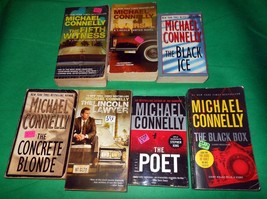 Lot of 7 Books Michael Connelly Vintage Paperback Mystery Crime Drama Thriller - $21.78