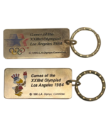 x2 Vintage 1984 Los Angles Olympics Keychains XXIIIrd - £15.54 GBP