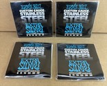 4 Pack! Ernie Ball 2249 Stainless Steel Extra Slinky Guitar Strings - $27.99