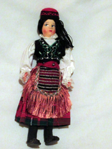 Vintage costume doll, classic European folklore costumes 10&quot; - £7.82 GBP