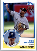 2018 Topps 1983 Topps Baseball 83-28 Luis Severino  New York Yankees - £0.77 GBP