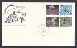 Canada: 1986 Birds Of Canada. Block 4. FDC. Ref: P0093 - £2.56 GBP