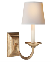 Visual Comfort Flemish 15-1/4&quot; High Wall Sconce with Natural Paper Shade - £212.83 GBP