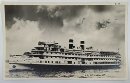Canada Steamship Lines S.S. St. Lawrence Passenger Ship Rppc Postcard T16 - £23.94 GBP