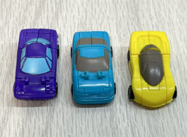 Transformers Micromaster Cars 1980&#39;s Hasbro Blue Yellow Vintage - Lot of 3 - £28.43 GBP