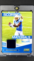 2021 Panini Score Scoring Materials Jersey SM18 Mike Williams San Diego Chargers - £3.58 GBP