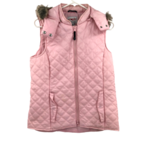 Roper Womens Down Puffer Jacket Coat Size Medium Pink Western Hooded Full Zip - £97.76 GBP