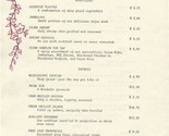 Bordello Restaurant Lounge B&amp;B Menu Bird Street Hannibal Missouri  - $37.62