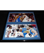Lebron James vs Kevin Durant 2017 NBA Finals Framed 11x14 Photo Display  - £38.91 GBP