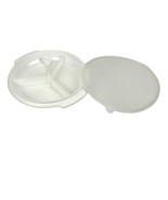 Vintage Tupperware Suzette Divided Relish Tray Dish 608-3 Handle Cover W... - $369.07 MXN