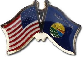 AES Wholesale Pack of 50 USA American State Montana Flag Bike Hat Cap Lapel Pin - £115.81 GBP