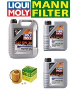 Oil Change Kit w/LiquiMoly 5W-30 + MANN Filter HU816x compatibility below - $2,143.20 MXN
