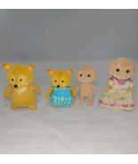 Sylvanian Calico Critters Woodez lot Of 4 ~Toy Poodle, Foxes Are Missing... - $14.50
