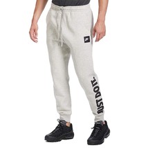 Rare! NIKE Sportswear JDI Fleece Jogger Pants Mens Sz M Grey Black BV5114-050 - £37.25 GBP