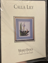 Calla Lily Flowers inspired Mary Delany Counted Cross Stitch Pattern - $4.73