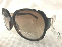 NEW Nine West Womens Oversized Sunglasses Tortise Shell Fashion Trendy - £11.93 GBP