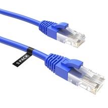 CableCreation 3 Feet (5-Pack) CAT 5e Ethernet Patch Cable, RJ45 Computer Network - £17.29 GBP