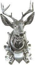 Wall Trophy Aspen Stag Head Rustic Deer HandPainted Cast Resin OK Casting Plaque - £441.54 GBP