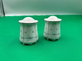 Tirschenreuth Baroness FLEUR DE LIS BLUE Salt &amp; Pepper Set Germany - $54.99
