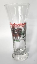 1991 Budweiser Clydesdales Pilsner Beer Glass Barware Man Cave 12oz U94 - £11.59 GBP