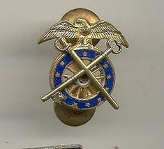 U.S. NAVY EAGLE OVER SHIPS WHEEL WITH CROSSED SWORDS PIN    inv 4 - $19.99