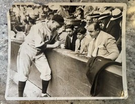 Al Capone Press Photo Original Chicago White Sox Baseball Gabby Harnett 1931 - £2,770.50 GBP