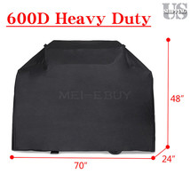 Heavy Duty 70&quot; Bbq Grill Gas Barbecue Black Cover Waterproof Outdoor Yard - £32.04 GBP