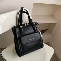Designer Women&#39;s Backpack High Quality Leather  Bags for Women 2021 Fashion Bead - £142.78 GBP