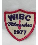 Vintage 1977 Women&#39;s International Bowling Congress Embroidered Patch 2 ... - $127.12 MXN
