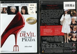 Devil Wears Prada Ws Dvd Anne Hathaway Meryl Streep 20TH Century Fox Video New - £6.35 GBP