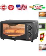 Mini 4-Slice Toaster Oven - 3 Cooking Functions, 950W, Ideal for Small S... - $139.87 CAD