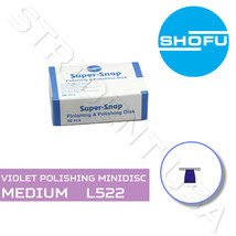 Shofu Super Snap Violet Mini Disc Double Sided (50 Per Box) Sh - L522 - £18.76 GBP