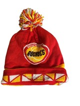 Mitchell &amp; Ness Houston Rockets Beanie Pom Pom Double Sided Knit Hat Red/Yellow - £18.10 GBP