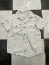 NWT 100% AUTH Gucci Boy Cotton Short Sleeve Shirt /Web Detail - £150.25 GBP